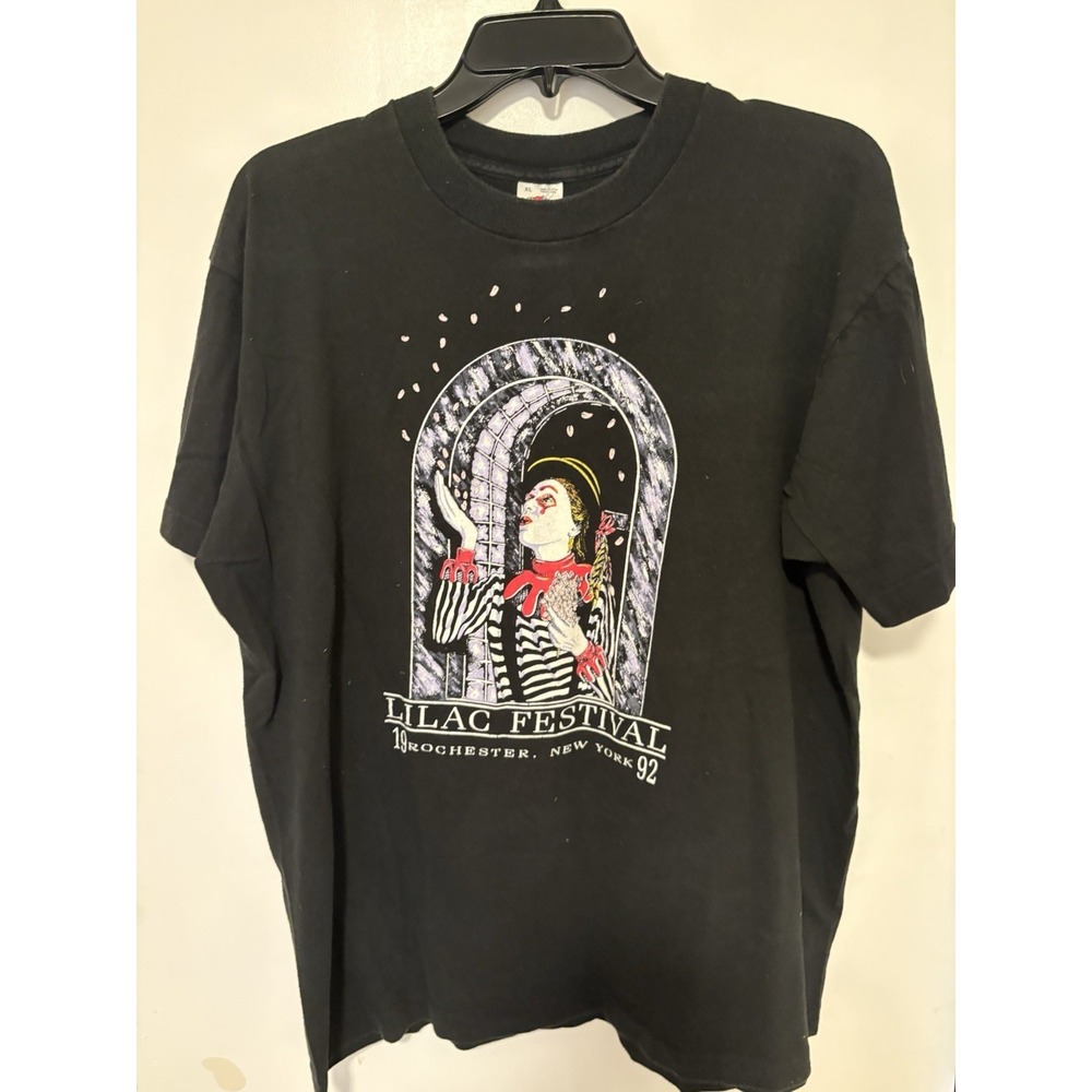 Vintage 1992 Lilac Festival Mime T-shirt Size XL